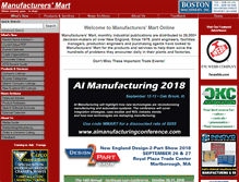 Tablet Screenshot of manufacturersmart.com